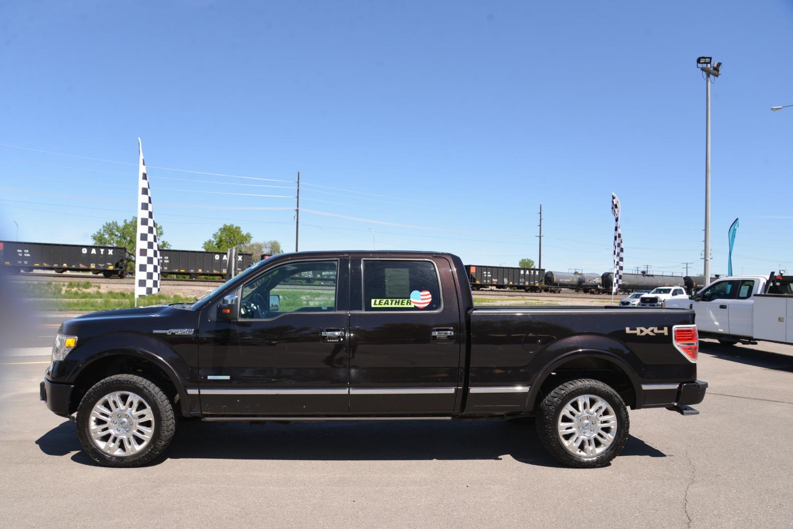 2013 Kodiak Brown /Brown leather Ford F-150 Platinum SuperCrew 6.5-ft. Bed 4WD (1FTFW1ET9DF) with an 3.5 Ecocoost Twin Turbo V6 engine, 6 speed automatic transmission, located at 4562 State Avenue, Billings, MT, 59101, (406) 896-9833, 45.769516, -108.526772 - 2013 Ford F150 Platinum Supercrew 6.5 Bed 4WD 3.5L V6 Ecoboost Twin Turbo Engine - 6 speed automatic transmission - 4WD - 147,549 miles - Inspected and serviced - copy of inspection and work performed as well as a full vehicle history report provided Platinum Edition - dual zone climate contr - Photo#7